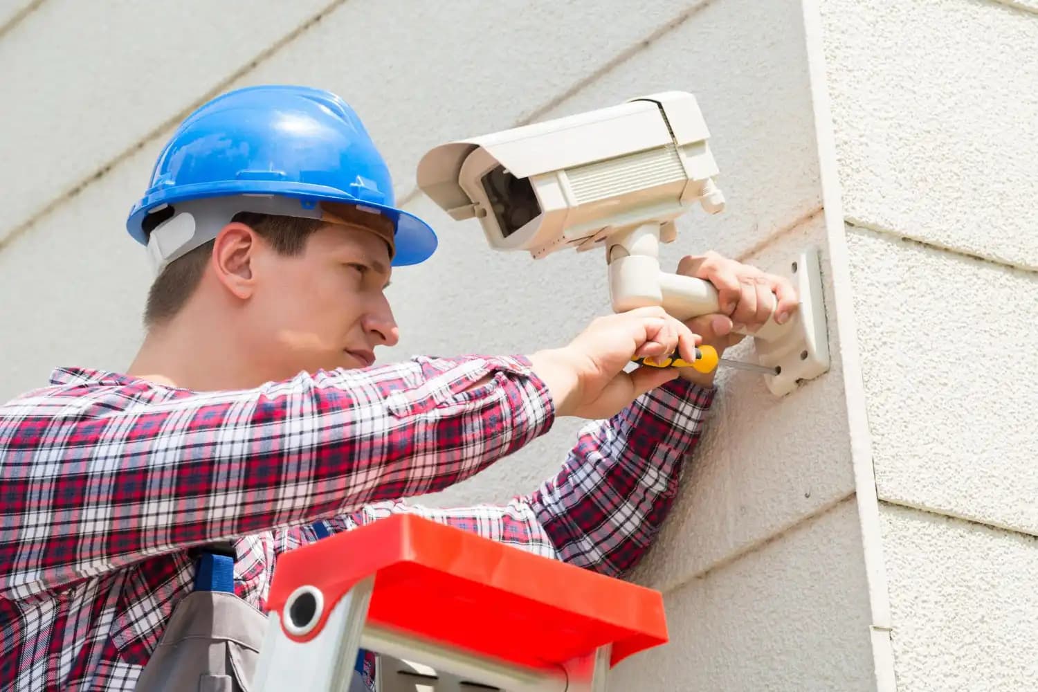 Security camera installation